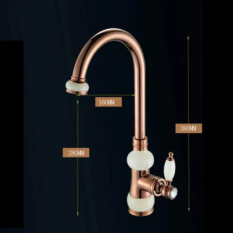 Смесители для умывальника с поворотом на 360 градусов евро Золотой смеситель