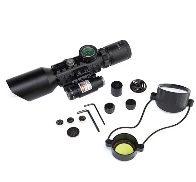 Новый компактный оптический прицел для охоты 3-10x42 + redlaser R/GIllum. Сетка Mil-Dot | Спорт и