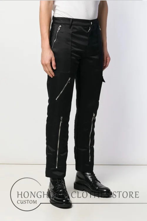 27-44! Индивидуальные модные весенние и осенние штаны для отдыха Молодежные тонкие