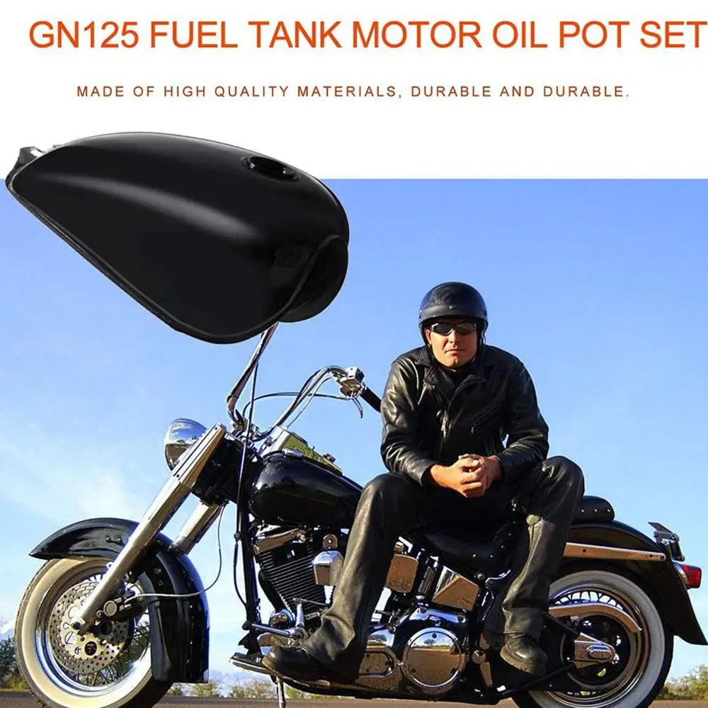 

Motorcycle Fuel Tank Universal Retro Durable Convenient And Practical Metal GN125 Motorcycle Fuel Tank