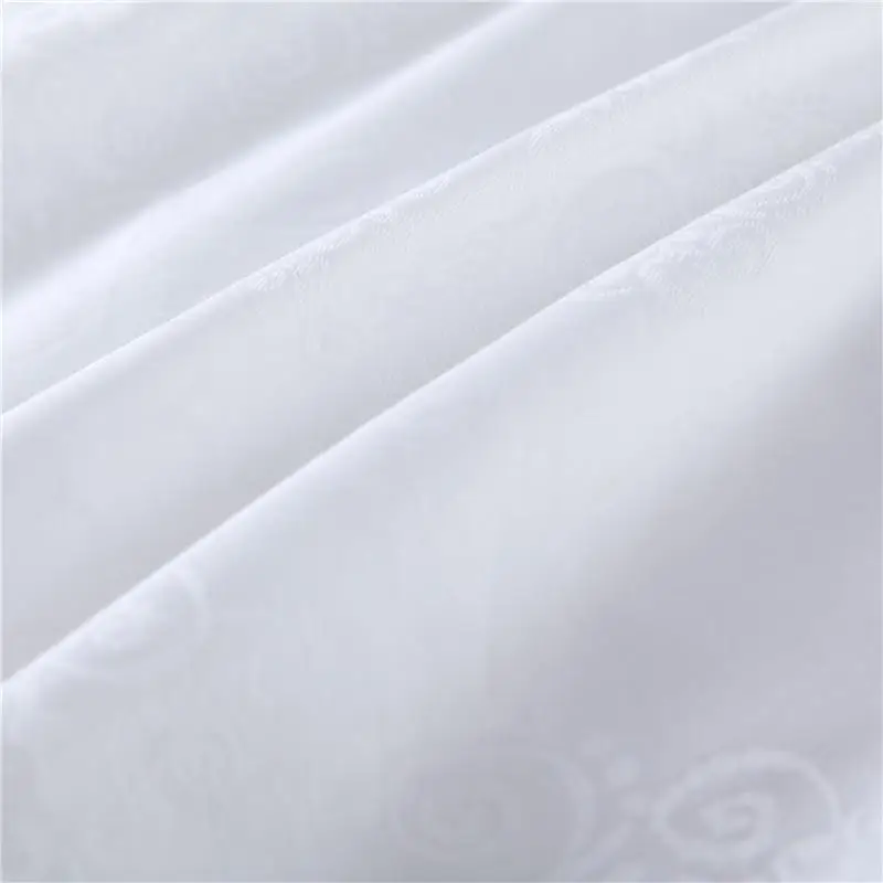 Комплект постельного белья из 4 предметов Белый Жаккардовый египетского хлопка