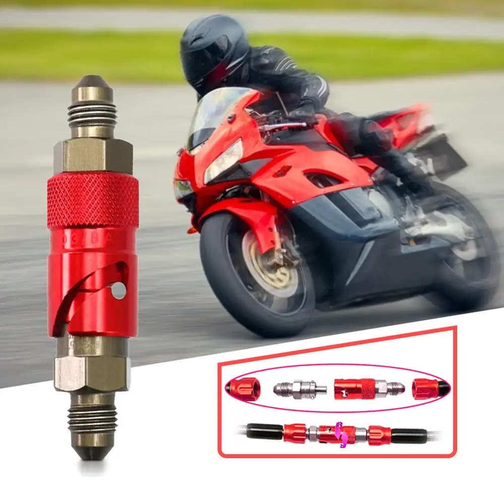 

Aluminum AN-3 AN3 Motorcycle Brake Line Hose Fluid Quick Release Connect Fitting Adapter Kit for Honda for Yamaha KTM