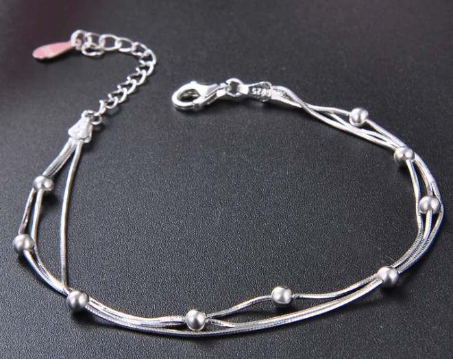 

YVV107 925 Sterling Silver Wedding Pearl Zircon Necklace Earrings crystal lovers Bracelet