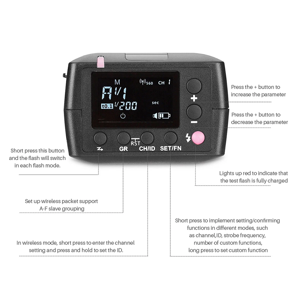 YONGNUO YN200 камера фотография карманный внешний свет вспышка студийная лампа