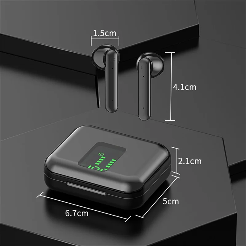 

Q3 Q5 Wireless Earphones TWS Bluetooth V5.0 Earphone Hifi Stereo Sport Earbuds Headset With Charging Box Mic For Smart Phone