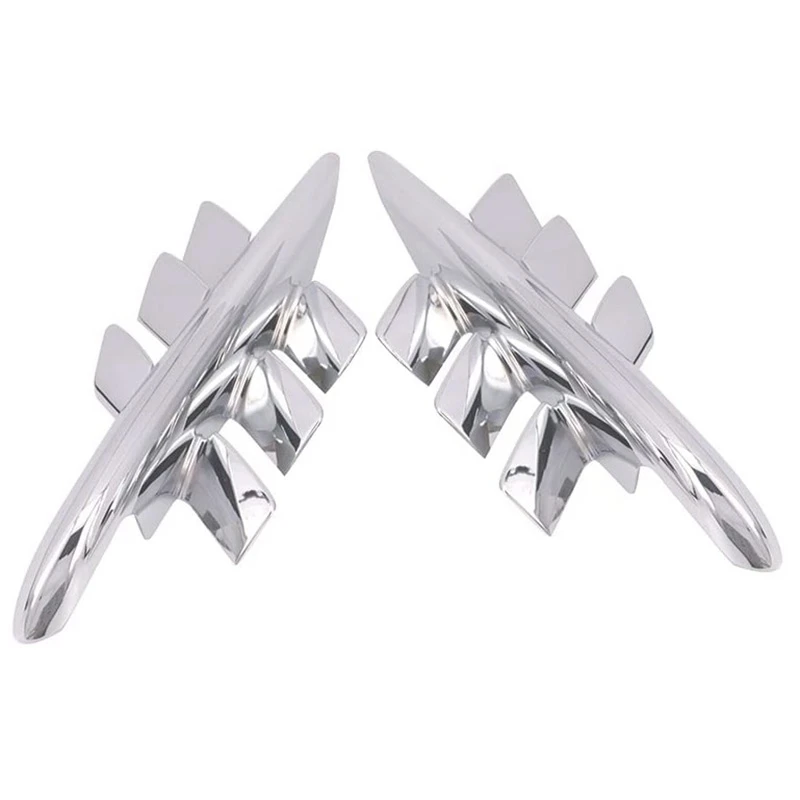 

Motorcycle Chrome Shark Gills Fairing Accents for Honda Goldwing GL1800 GL 1800 2001-2010