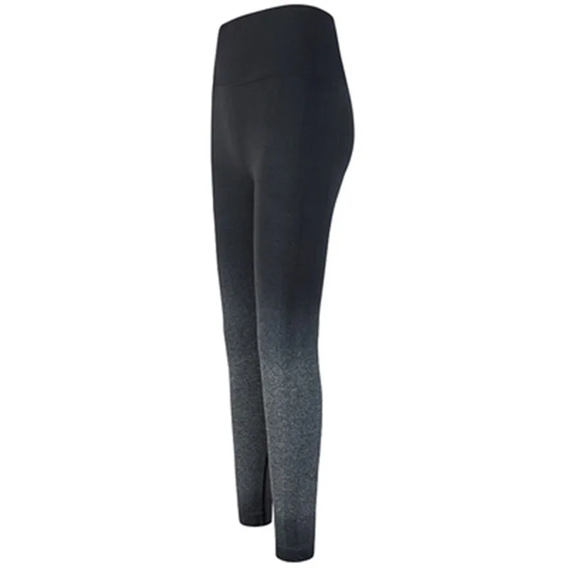 Gradient Color Sport Yoga Pants Sexy Push Up Legging Women Workout Fitness Running Pants Gym High Waist Squat Proof Tights