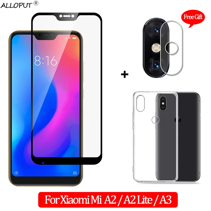 Стекло на ксиоми ми а3 3-в-1 защитное стекло на mia2 Lite mia3 Xiaomi mi a3 a2 Lite камера Экран протектор Xiaomi mia2 lite mia 3 защитный стекло пленка mi a2 lite стекло сяоми ми а2 лайт