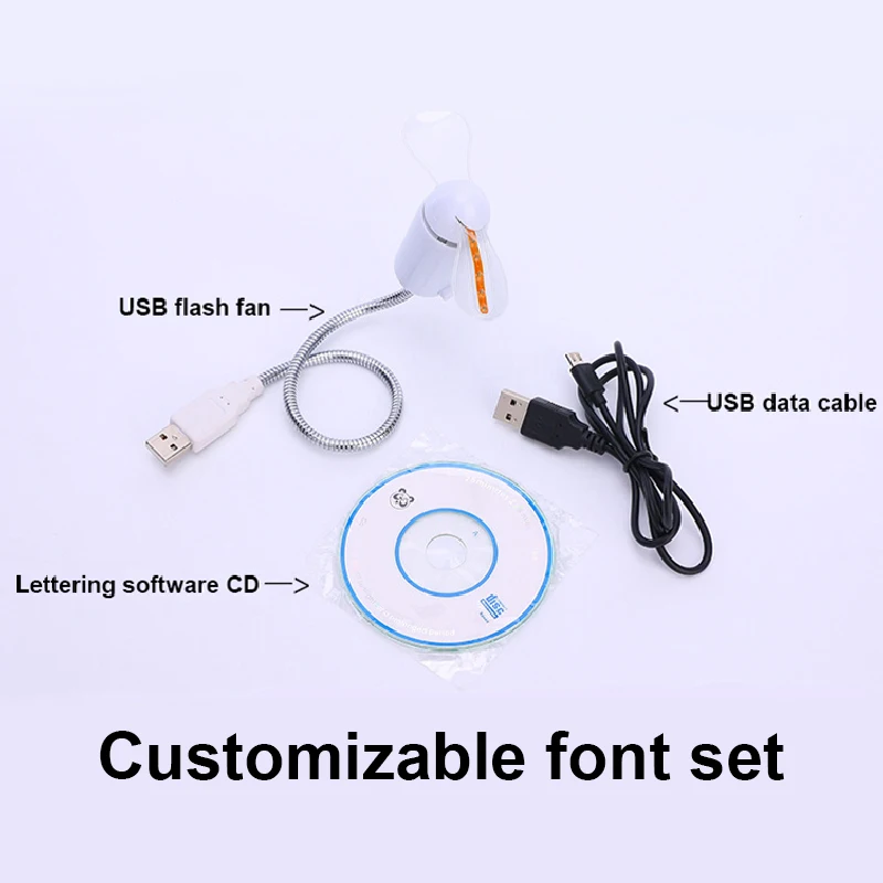 Светодиодный светильник вентилятор для самостоятельной сборки USB самопрограмма