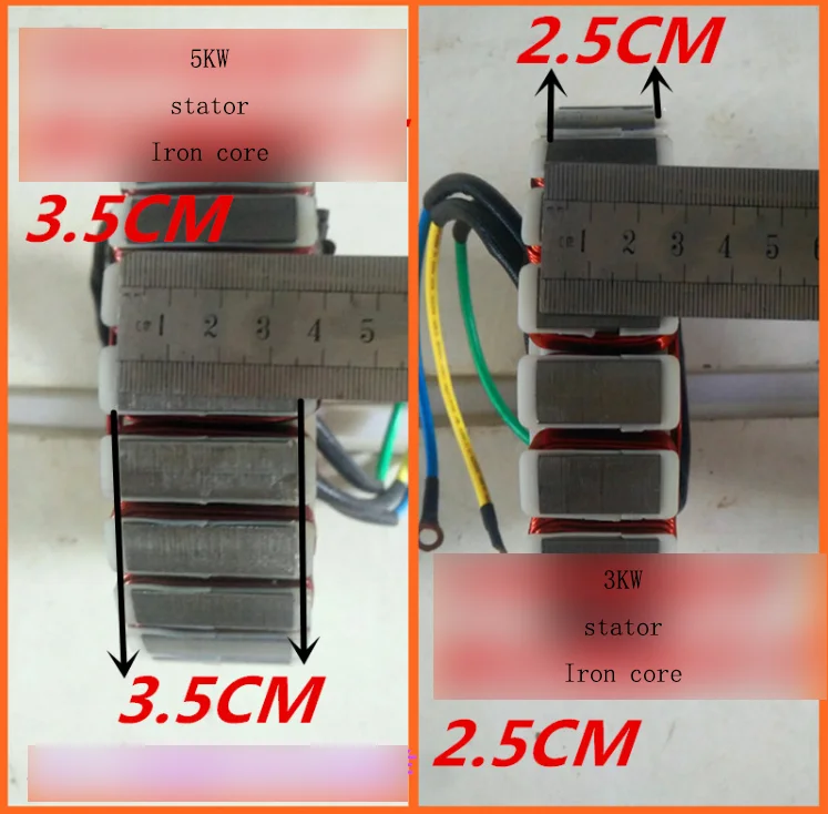 Расширитель диапазона генератор Статор ротор чистая медь 27-полюс катушки