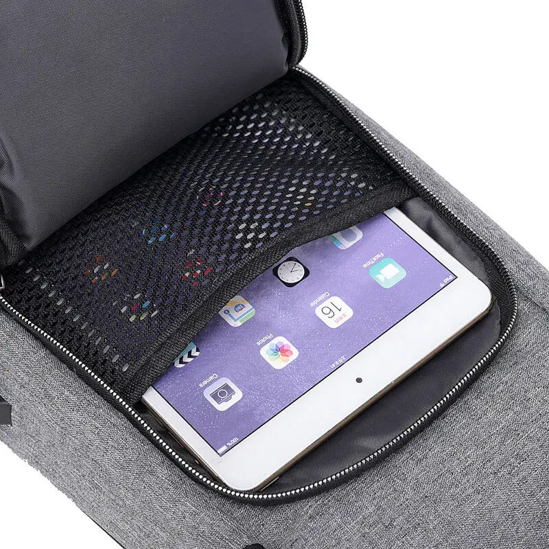 Мужские сумки через плечо с USB зарядкой деловая мужская сумка нагрудные защитой