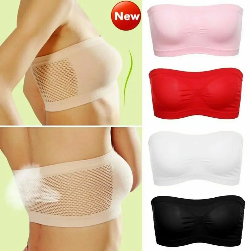 Бюстгальтер женский бесшовный без бретелек | Женская одежда