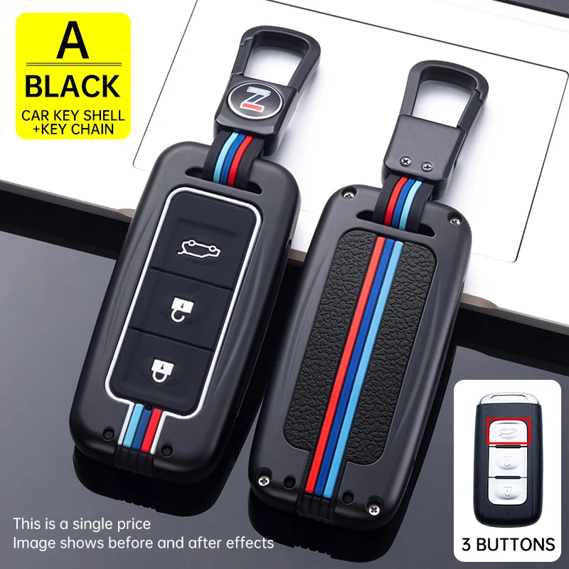 

Zinc Alloy+Silicone Car Key Case Cover For DongFeng DFM 580 370 S560 AX7 AX5 AX4 AX3 MX5 Auto Protection Shell Accessories