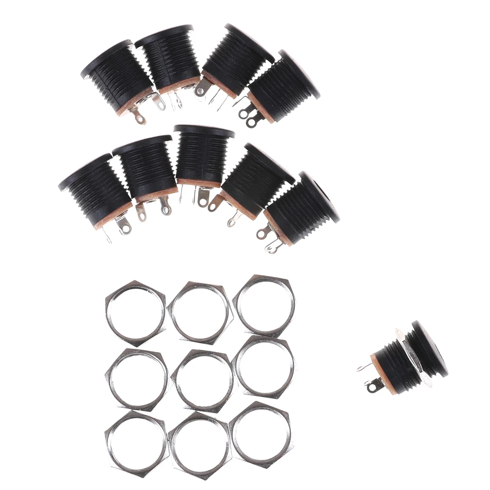 5.5X 2.5mm DC-022 DC Power Supply Jack Socket Female Panel Mount Connector Plug Adapter 10PCS/LOT | Обустройство дома
