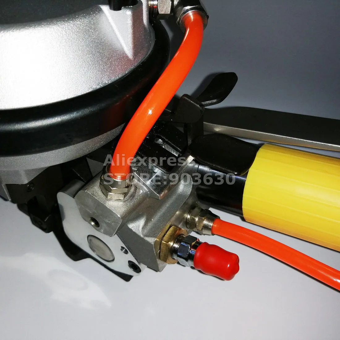 Упаковочная машина для стальных лент ручная пневматическая 16-19 мм | Инструменты