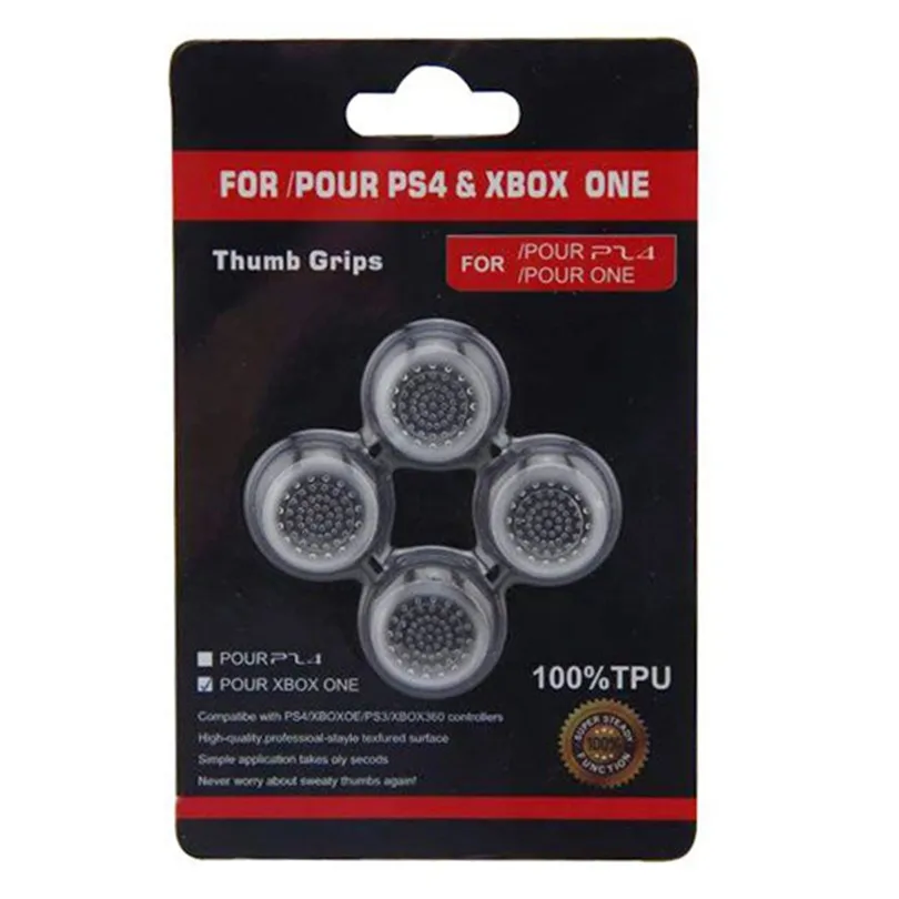 Silicone Controller Joystick Thumb Stick Grips Double Color TPU Caps Cases Covers for PlayStation 4 PS4 PS3 Xbox 360 One Game |