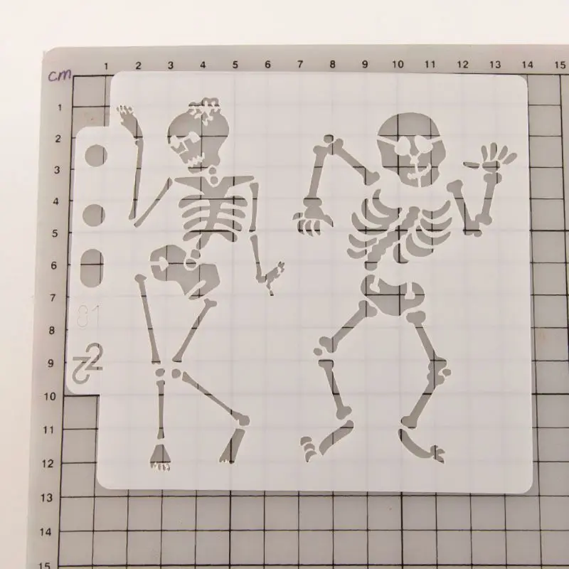 

Halloween Number Stencils Template Painting Scrapbooking Embossing Stamping Album Card DIY