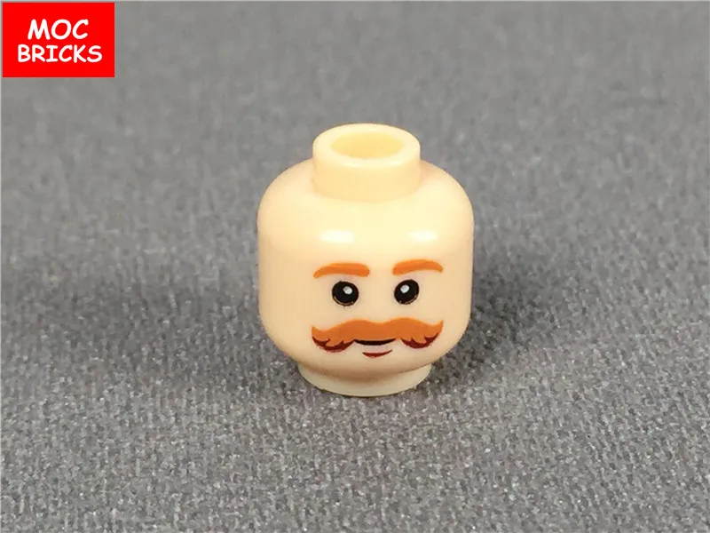 50 шт./лот MOC кирпичи для мужчин и женщин фигурки лица самовыражение DIY мини куклы