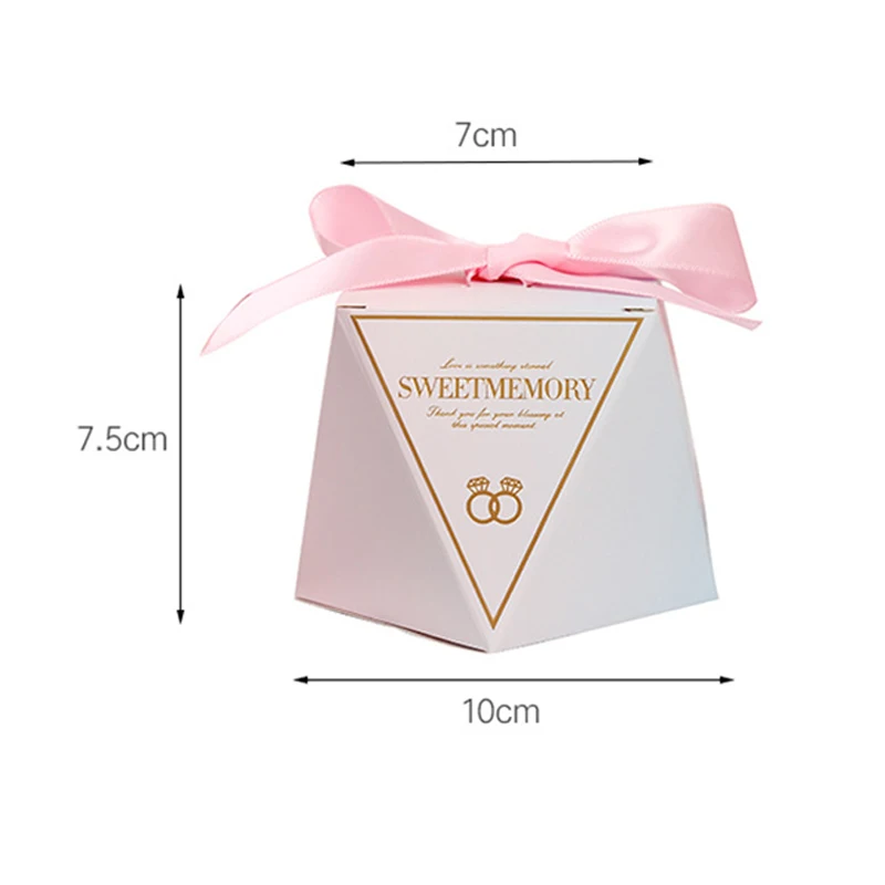 Новые мраморные алмазные свадебные сувениры и милые подарочные пакеты коробка