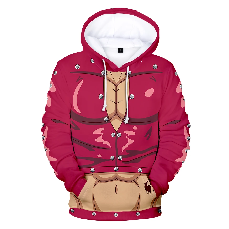 

New 2021 The Seven Deadly 3D Hoodies Fashion Sweatshirt Men/Women Fahsion Pullover Harajuku Hoodie Streetwear Sweatshirt Men's