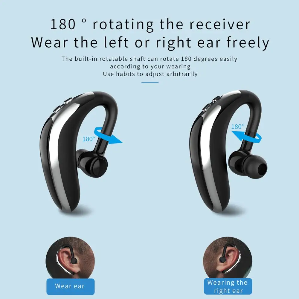Стерео Беспроводная Bluetooth гарнитура наушники длинные серьги 5 0 автомобильный