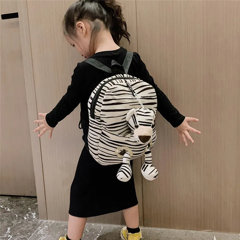 Детский рюкзак с животными для мальчиков и девочек милый ранец школьных книг