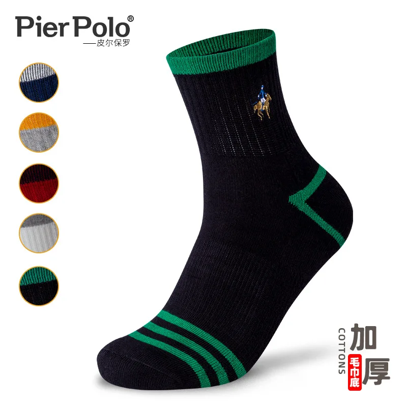 Брендовые новые высококачественные толстые махровые носки PIER POLO повседневные