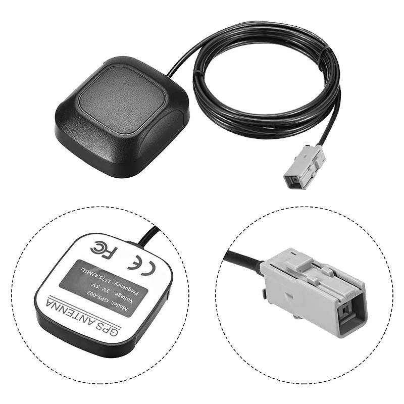 Активная Автомобильная GPS навигация антенна с разъемом GT5 1S Jack соединительный