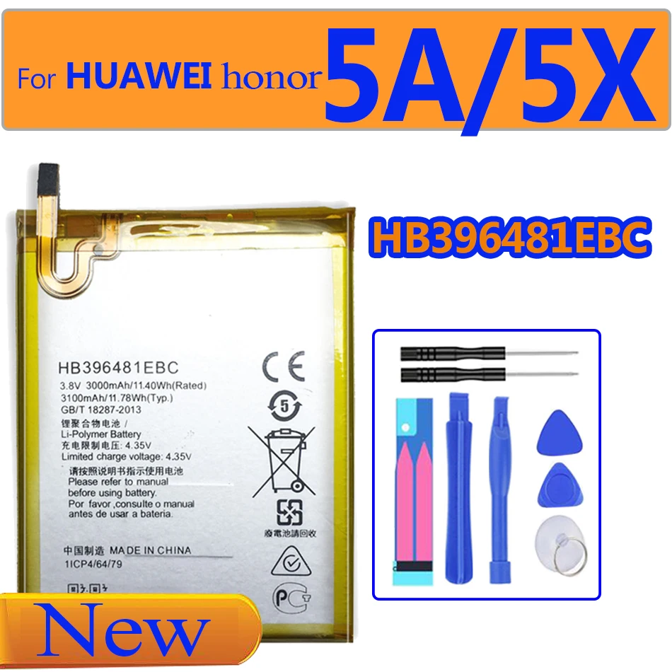 HB396481EBC Аккумулятор для Huawei Honor Play 5A/Honor 5X / Play5A/Honor5X мобильный телефон Bateria + номер