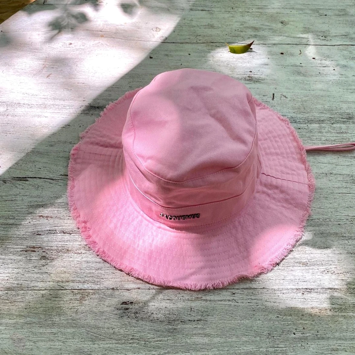 

JAC Metallic LOGO ARTICHAUT Holiday Fray Fisherman Hat Sun Hat