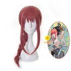 Парик для косплея макимы для женщин и девочек, термостойкий волосы из волокна с шапочкой из аниме бензопила, для ролевых игр на Хэллоуин, вечеринку
