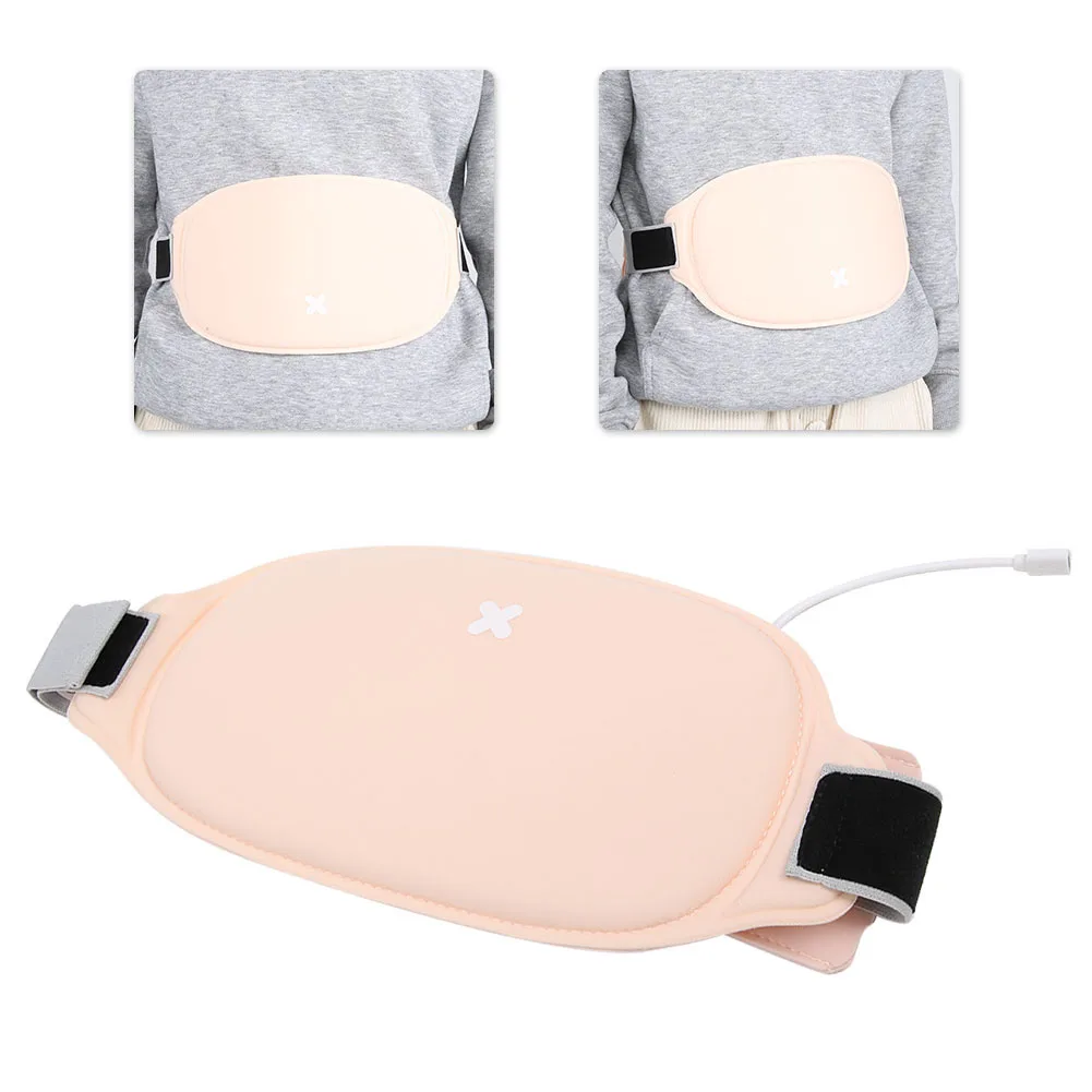 

USB Electric Uterus Heating Belt For Woman Special Pain Relieve Hot Compress Warm Waist Brace Supports 5V Heated Belt Washable
