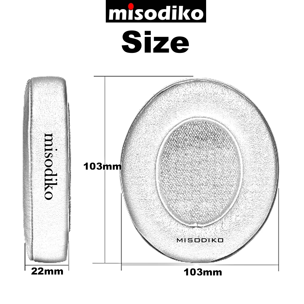 Сменные амбушюры misodiko для AKG K240 K270 K280 Beyerdynamic DT770 DT880 DT990 Sennheiser HD215 Hifiman|ear pad cushions|denon