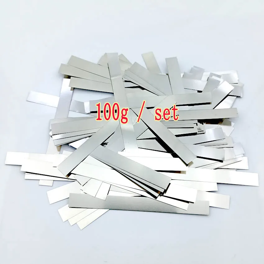 

100g Nickel plated steel strip Nickel Plate Strap Strip Sheets for battery spot welding machine Spot welder Welder Equipment