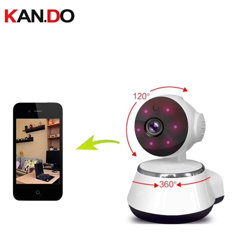 V380 IP CCTV обнаружения движения сигнализации радионяня Камера 720P камера Wi Fi ИК