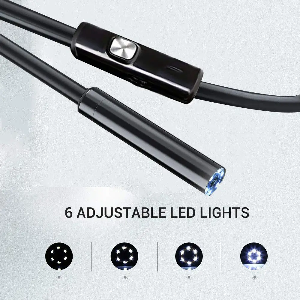 ПК Android эндоскоп Камера 2 м/5 м Кабель для программирования 5 мм 8 объектив