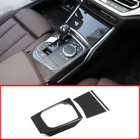 for 2019 2020 bmw 3 series g20 g28 325 abs car center console shift decoration panel cover sticker interior accessories