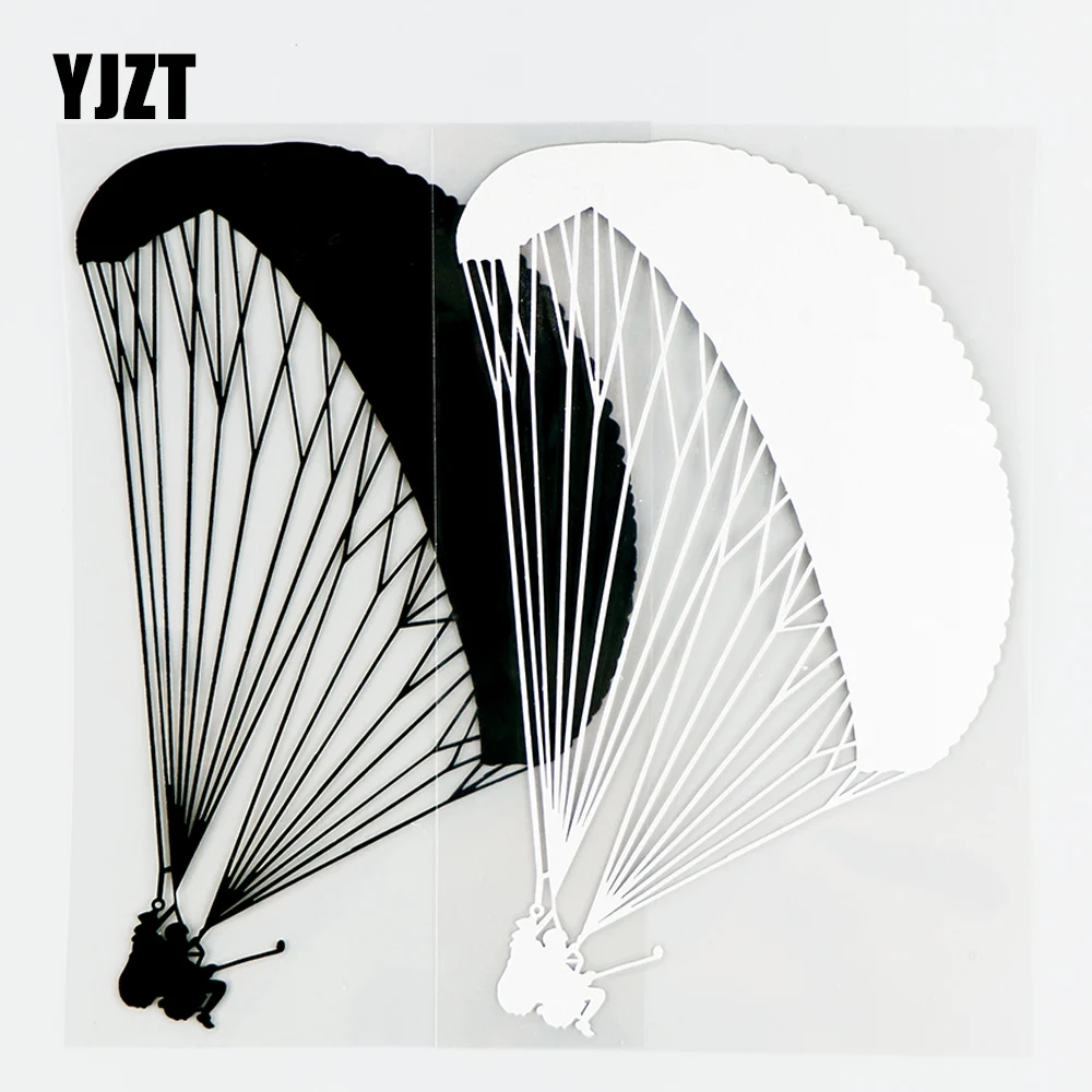 Фото YJZT 10 4 × 16 6 см парашют прыжки с парашютом экстремальные виды спорта виниловая
