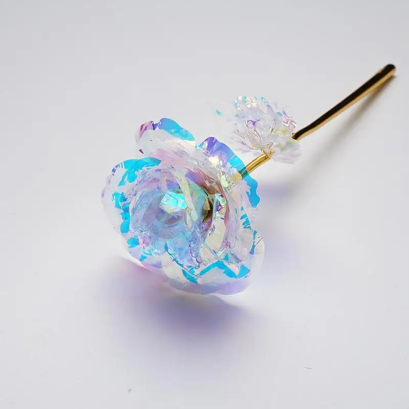 

24K Foil Plated Rose Gold Rose Valentine's Day Creative Gift Permanent Love Decorative Accessories