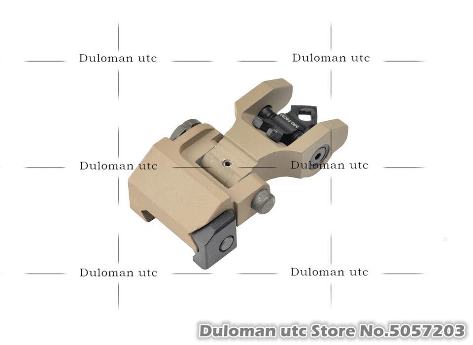 Duloman utc Troy Di-Optic Aperture складной задний бой смотреть страйкбол AR-15 M4 откидной тактический складной задний резервный Железный прицел