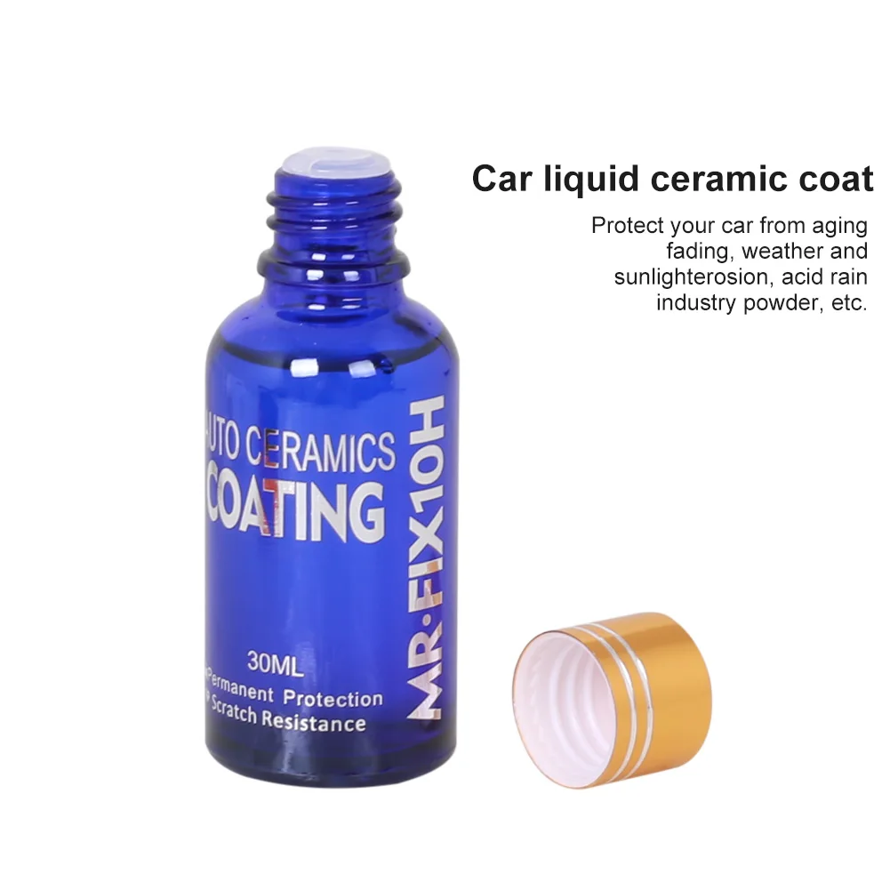 

30ml Car Glass Coating Liquid Hardness10h Super Hydrophobic Coat Paint Care Durability Anti-corrosion Coating Car Accessories