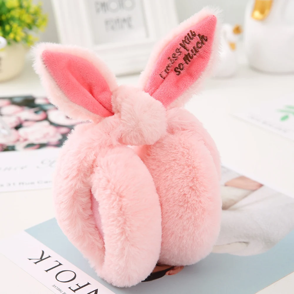 

2019 Hot new Fashion Women Girl Fur Winter Ear Warmer Earmuffs Cat Ear Rabbit Ears Muffs Earlap Glitter Sequin Earmuffs Newest