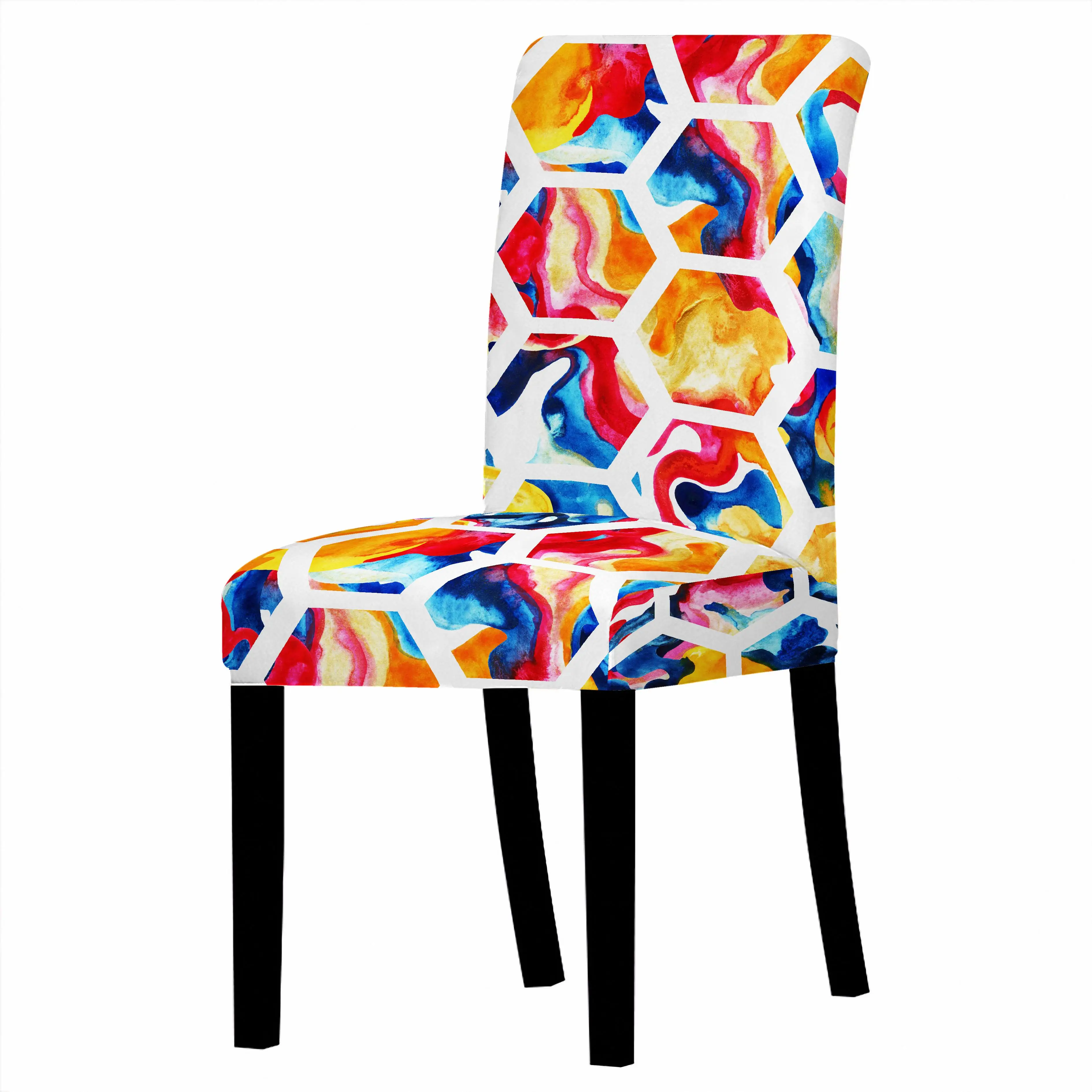 Чехол для обеденной мебели с цветочным принтом Мандала|Чехлы на стулья| |