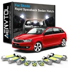 AENVTOL Canbus для Skoda Rapid Spaceback седан люк 2013 2014 2015 2016 2017 2018 2019 2020 2021 аксессуары для внутреннего освещения светодиодный