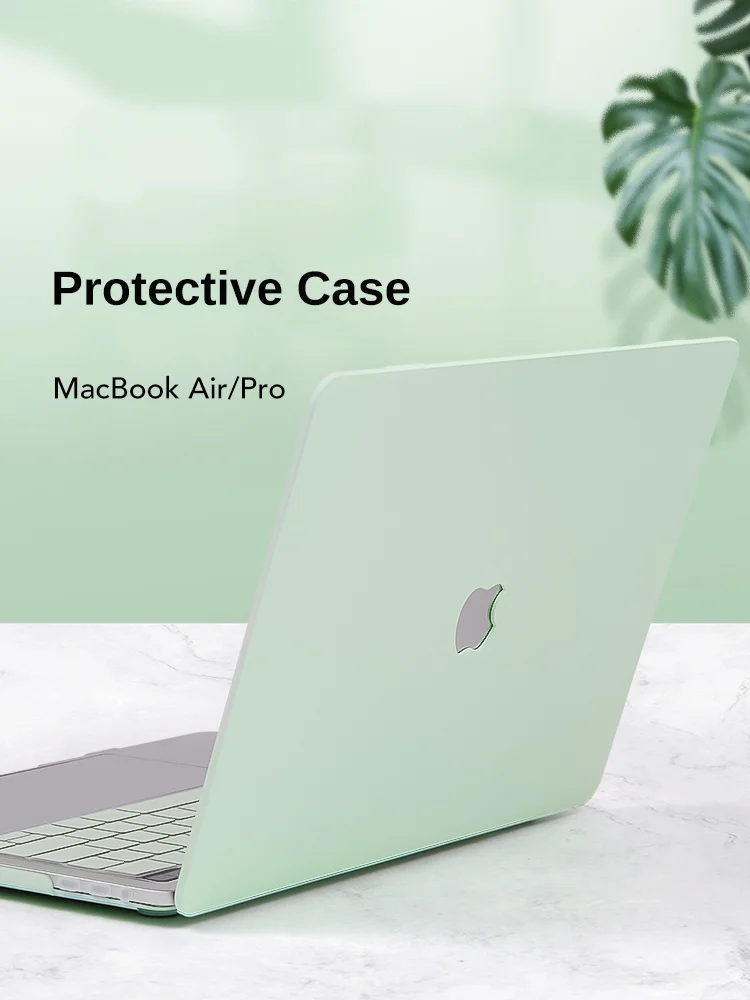 

Легкий ярко-зеленый чехол для ноутбука 12, 13, 14, 15, 16 дюймов, MacBook Air Pro, A2442, A2485, тонкий защитный чехол с сенсорной панелью Retina