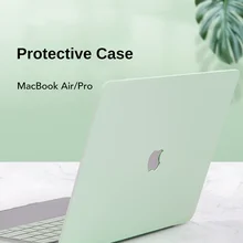 EOENKK Laptop Case Lightweight Fresh Green for 12 13 15 16 Inch MacBook Air Pro Touch Bar Retina Slim Protective Cover