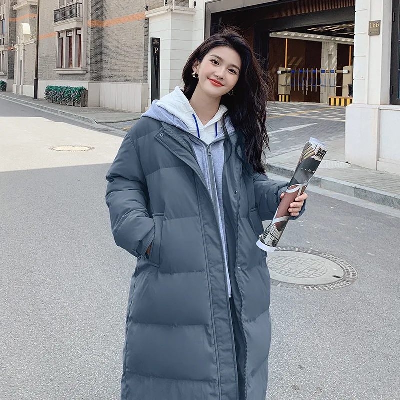 2021 Winter Women Coat Parkas High Quality Thick Long Parkas Thick Hooded Cotton Padded Coats Loose Ladies Oversize Outwear
