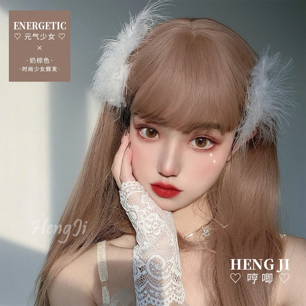 Знаменитый парик Для женщин длинные волосы естественно выглядящие Киберспорт Girl