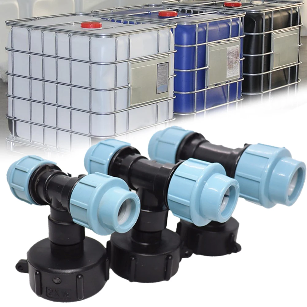 

1/4" Water Pipe Connector Garden Lawn Hose IBC Adapter Tee Tap Fitting Tool Fit for IBC Water Tanks 20/25/32mm Garden Supplies