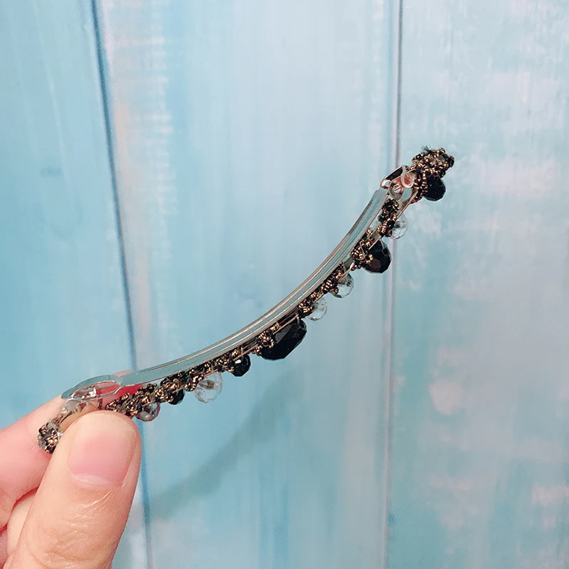 1 шт. корейские женские хрустальные стразы заколки для волос головные уборы